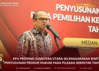 KPU Sumut Gelar Bimtek Penyusunan Produk Hukum Pilkada Serentak Tahun 2024