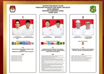 KPU Medan Gelar 3 Kali Debat Kandidat Peserta Pilkada 2024