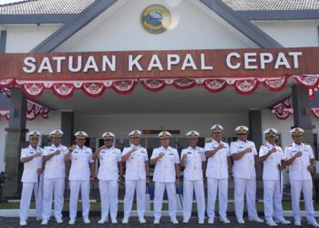 Tiga Jabatan Strategis Satkat Koarmada II Diserahterimakan