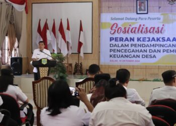 Pemkab Pakpak Bharat Sosialisasikan Peran Kejaksaan Dalam Pendampingan, Pencegahan Dan Pemulihan Keuangan Desa