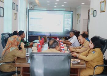 PEMKO TEBING TINGGI KEMBALI IKUTI RUTIN RAKOR PENGENDALIAN INFLASI