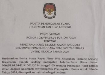 Terindikasi Curang, PPS Tanjung Leidong 2 Kali Mengumumkan Hasil Seleksi KPPS