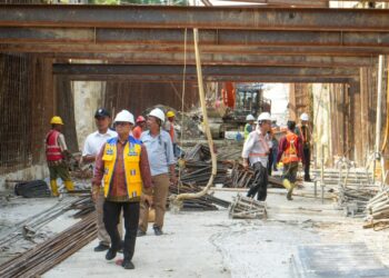 Target Siap Desember, Pembangunan Underpass H.M. Yamin Sudah 81,7 Persen