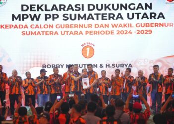Pemuda Pancasila Sumut Solid Menangkan Bobby-Surya