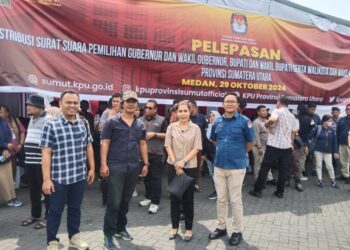 KPU Medan Terima 1.847. 996 Surat Suara Pilkada Serentak Tahun 2024