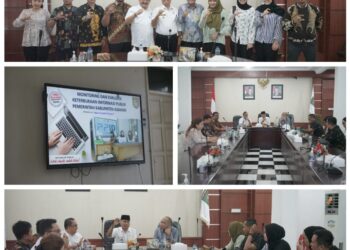 Pjs. Bupati Asahan lakukan Rapat dengan Komisi Informasi Sumut 