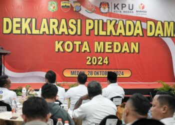 Aulia Rachman Saksikan Deklarasikan Pilkada Damai