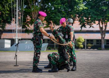 Cetak Prajurit Tangguh Hadapi Tantangan Di Laut, Brevet TNI AL Resmi Dimulai