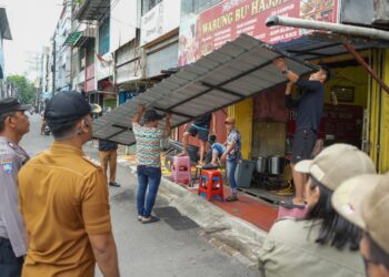 Salahi Aturan Sejumlah Ruko Tempat Usaha di Kecamatan Medan Petisah Ditertibkan