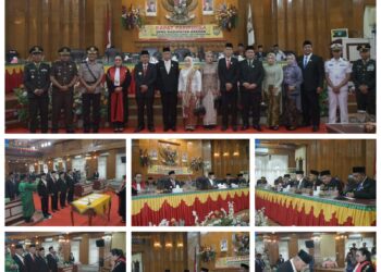 Pjs Bupati Hadiri Pengucapan Sumpah/Janji Pimpinan DPRD Kabupaten Asahan Masa Jabatan 2024-2029