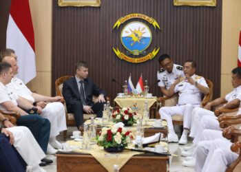 Gelar Latma ORRUDA 24, Koarmada II Terima Kedatangan Delegasi Russian Navy