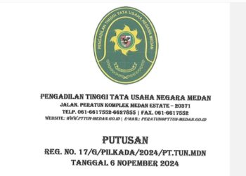 PT. TUN Medan Tolak Seluruh Gugatan Rizal – Darno