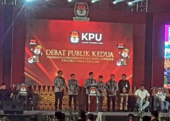 Debat Publik Kedua Calon Gubernur-Wakil Gubernur Sumut Tahun 2024, KPU Harap Dapat Berikan Pendidikan Politik Bagi Masyarakat