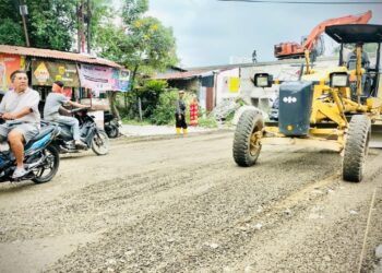 Jalan Danau Marsabut Mulai Diperbaiki, Warga Sambut Gembira