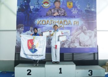 Atlet Karate Koarmada II Berjaya di Kejurnas Karate Piala Pangkoarmada RI 2024