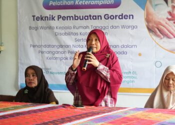 Bappeda Medan Beri Pelatihan Keterampilan Kepada Difabel dan Wanita Kepala Rumah Tangga