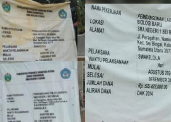 DPN LPK Minta APH Segera Selidiki Penggunaan Dana DAK, BOSP, PIP dan Uang SPP di SMA Negeri 1 Sei Bingai