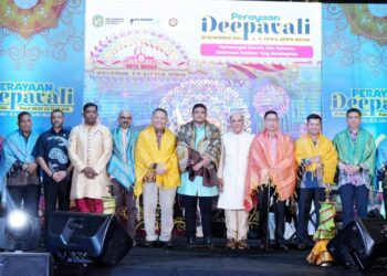 Perayaan Deepavali di Little India Medan Meriah