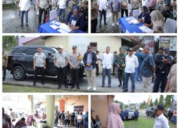 Bupati Asahan Tinjau Pilkada Serentak Tahun 2024