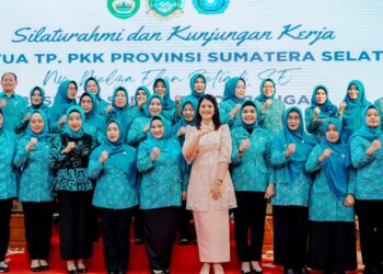 Kahiyang Ayu Dampingi Pj Ketua TP PKK Sumut & Pj Gubsu Terima Kunker TP PKK Sumsel