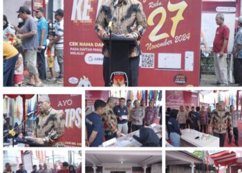 Pj Sekretaris Daerah Kabupaten Asahan Ikuti Simulasi Pemungutan dan Penghitungan Suara