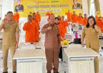 Disparbud Kabupaten Pakpak Bharat Latih 40 Peserta  Pemandu Wisata Budaya