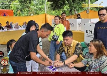 Robby Effendi Monitoring Pemungutan Suara Susulan di Binjai