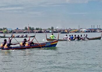 Pemko Medan Dukung Perlombaan Dayung Sampan Pesisir