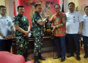 Wong Chun Sen Sambut Baik Kedatangan Pangdam I/BB ke DPRD Medan