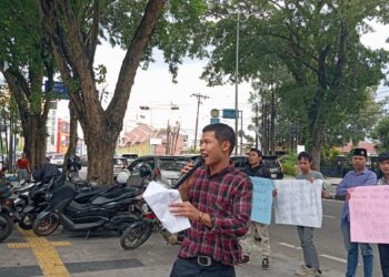 GPPM Unras di Kejati Sumut, Minta Segera Usut Tuntas Dugaan Korupsi di PTPN IV