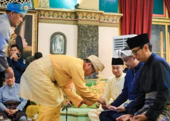 Upah-upah Kenduri Masyarakat Adat Medan, Bobby Nasution di Tepung Tawari