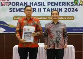 Ketua DPRD Terima Laporan Hasil Pemeriksaan Kepatuhan PBJ TA 2024 Pemko Medan