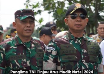 Panglima TNI Tinjau Arus Mudik Natal 2024 dan Tahun Baru 2025 di Tol Jakarta-Cikampek