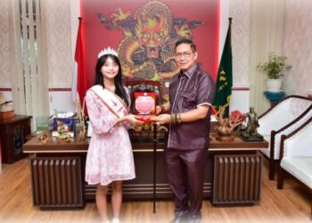 Wong Chun Sen Terima Kunjungan Silaturahmi Miss Tionghoa Indonesia Tahun 2024