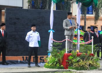 Bobby Nasution Pimpin Upacara Hari Amal Bakti ke-79 Momentum Dukung Asta Cita Presiden