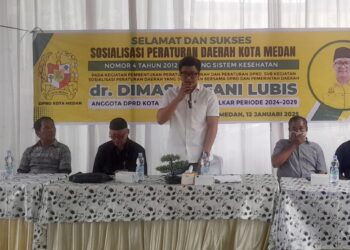 Sosialisasi Perda No 4 Tahun 2012, dr Dimas Sofani Lubis Minta Masyarakat Tak Ragu Hubungi Dirinya Jika Ada Kendala di Rumah Sakit