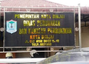 Pemasangan LPJU di Jalan Pimpong, Raimin dan Takraw, Kecamatan Binjai Timur