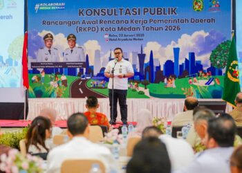 Konsultasi Publik Ranwal RKPD 2026, Pj Sekda : Selaraskan Rencana Kerja Dengan Visi Misi Wali Kota Medan Terpilih