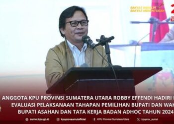 Hadiri Rakor Evaluasi Pilkada Asahan, Robby Effendi : Bukti Konsistensi Badan Adhoc Jaga Amanah