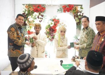 Ada Balai Nikah Gratis di Mal Pelayanan Publik Medan