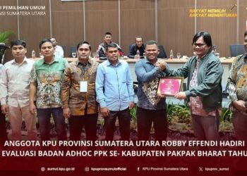 KPU Sumut Imbau Seluruh Jajaran Badan Adhoc Kabupaten Pakpak Bharat Tetap Semangat dan Kompak