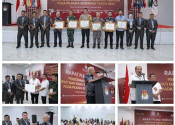 KPU Kabupaten Asahan Tetapkan Pasangan Calon Bupati dan Wakil Bupati Terpilih Kabupaten Asahan Tahun 2025