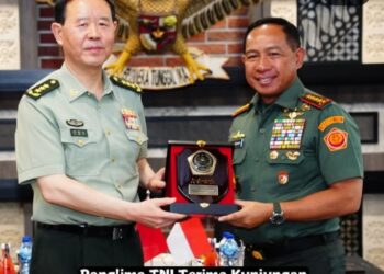 Panglima TNI Terima Kunjungan Kehormatan Kepala Staf Gabungan Angkatan Bersenjata RRT