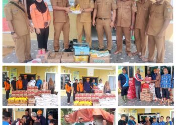Pemerintah Kabupaten Asahan Salurkan Bantuan Musibah Banjir Kepada Masyarakat Desa Sei Dua Hulu