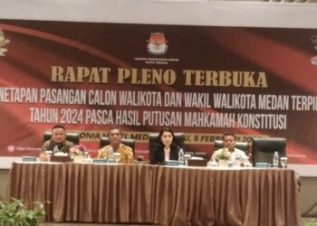 KPU Medan Tetapkan Rico Waas – Zakiyudin Sebagai Wali Kota dan Wakil Wali Terpilih Periode 2025-2030