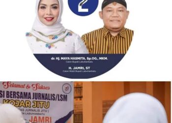 dr Hj Maya Hasmita – Jamri ST Ditetapkan Sebagai Bupati Dan Wakil Bupati Kabupaten Labuhanbatu Periode 2025 – 2030