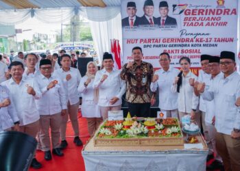 Bobby Nasution : Partai Gerindra Selalu Dukung Pembangunan Pemko Medan