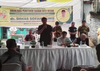 Sosialisasi Perda No 4 tahun 2012, dr Dimas Sofani Lubis : UHC Solusi Pemko Medan Buat Masyarakat Kurang Mampu