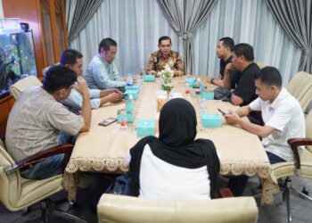 Ihwan Ritonga Terima Terima Audiensi Pokja Wartawan DPRD Sumut