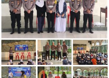 Satlantas Polres Asahan ” Ops Keselamatan Toba 2025 Police Go To School di Sekolah Daar Al-Uluum Kisaran